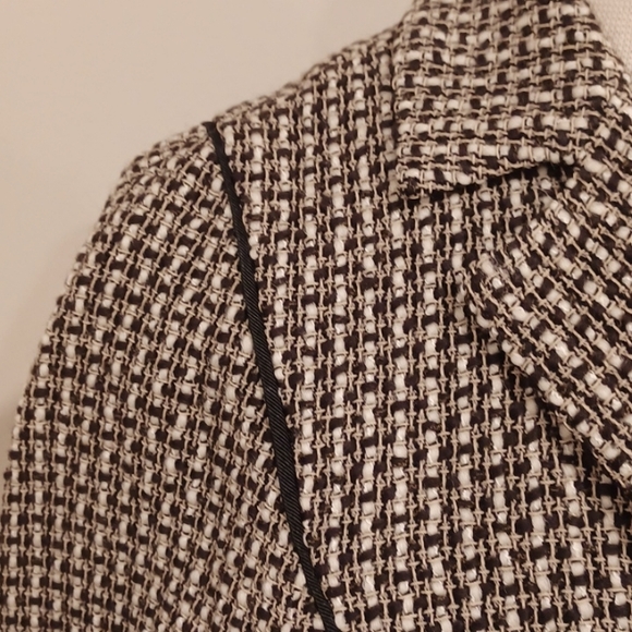 Zenobia Textured Woven Wool Blend Blazer NEW- Sz. 10 - Picture 7 of 13